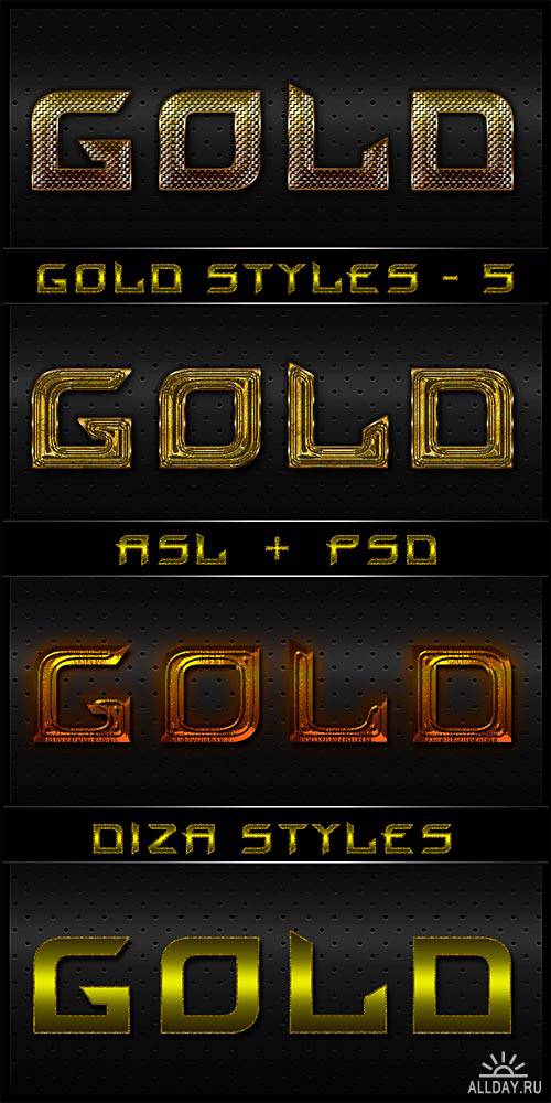 Gold styles - 5