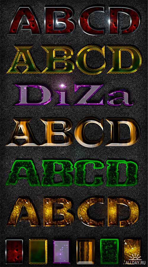 Text styles by Diza - 4 