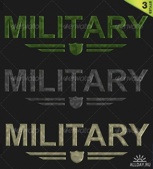 3 Military / Camouflage Styles - GraphicRiver