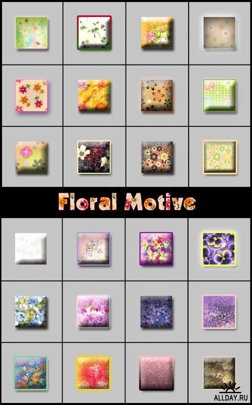 Floral Motive Styles for Photoshop 