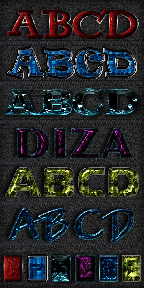 Text styles by Diza - 11