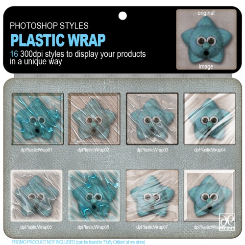 Plastic Wrap Photoshop Styles