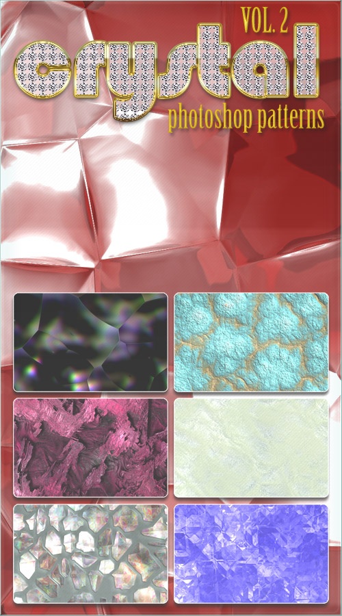 Patterns for Photoshop (Crystal) vol.2