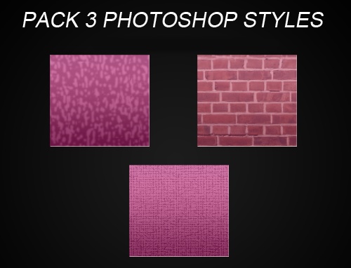 Pink Styles for Photoshop