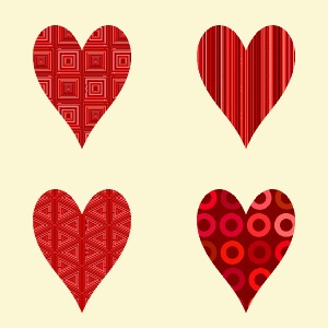 , ,    - Valentine Patterns, Styles, Tiles