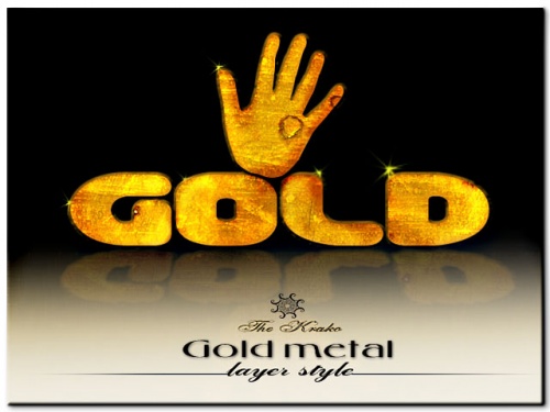 Diamond & Gold metal styles